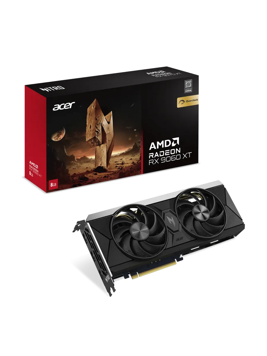 Видеокарта RX 9060XT 8 ГБ RTL (DP.Z4UWW.P01)