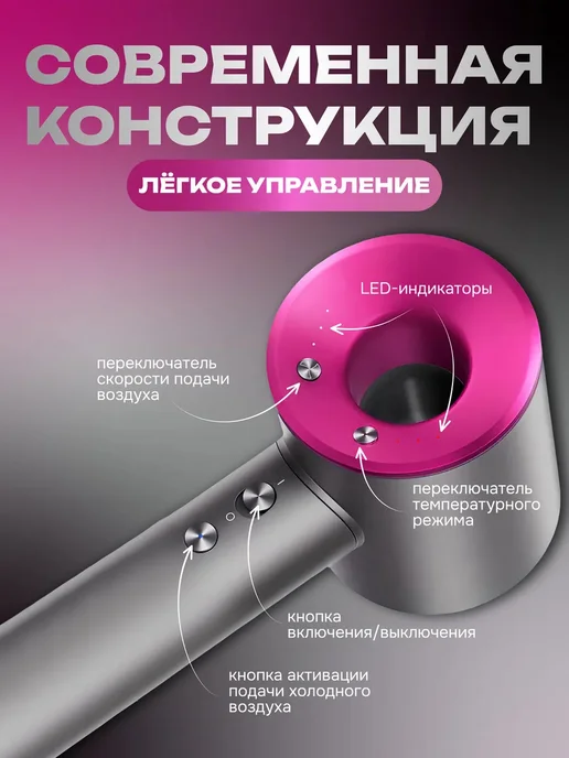 babyliss Профессиональный фен 5 в 1 с функцией ионизации, вариант, фото 5