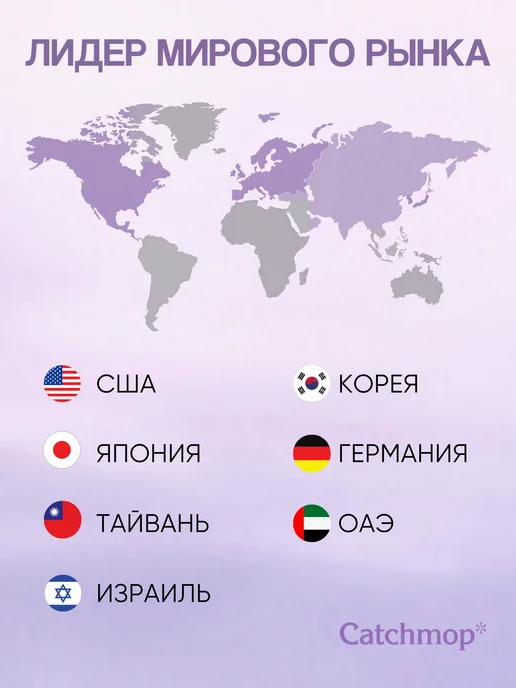 Catchmop Корейская салфетка для уборки, серый, фото 8