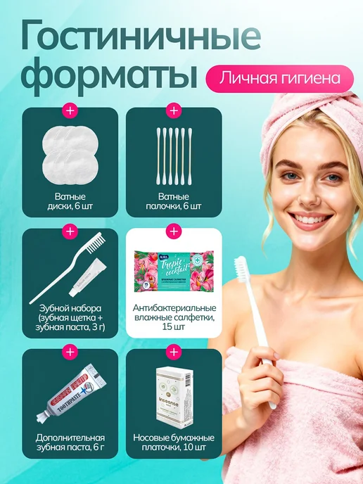 Хорошая Мама Косметичка дорожная в роддом, 12 шт, фото 4