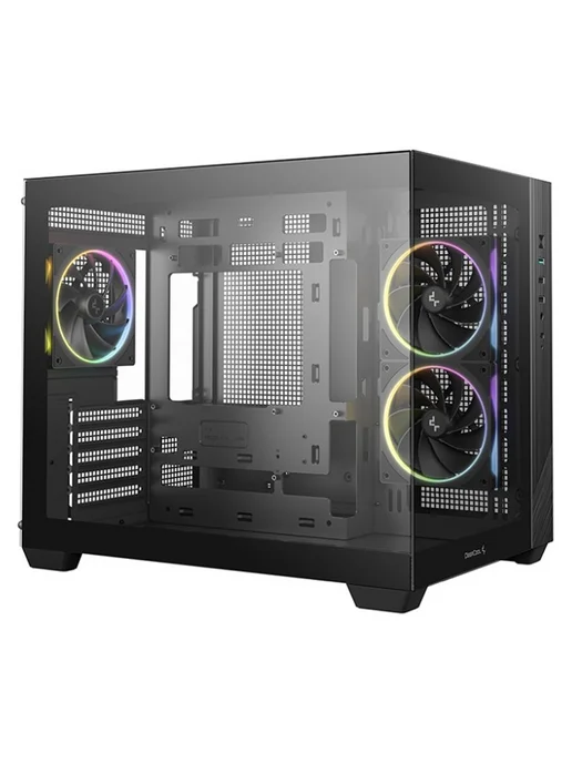 Deepcool Компьютерный корпус CG330 3F, черный, черный, фото 2