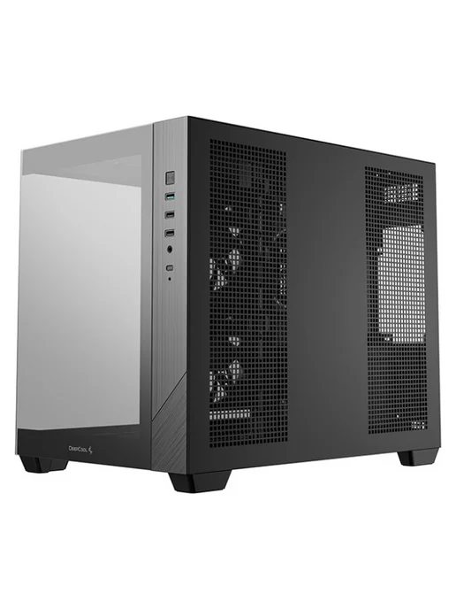 Deepcool Компьютерный корпус CG330 3F, черный, черный, фото 4