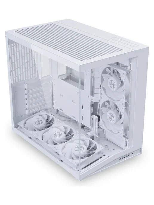 LIAN-LI Компьютерный корпус O11 Dynamic Mini V2 Flow, черный, белый, фото 2