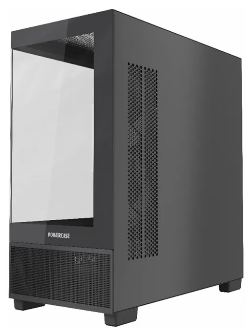 Powercase Компьютерный корпус Vision Micro M3B, черный (CVMMB-A3), черный, фото 6