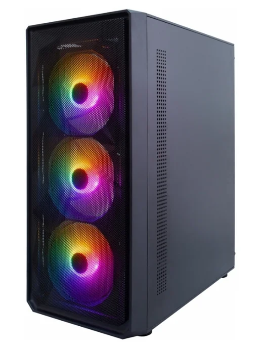 Корпус 1STPLAYER FD3, черный (FD3-BK-4F1), черный, фото 2
