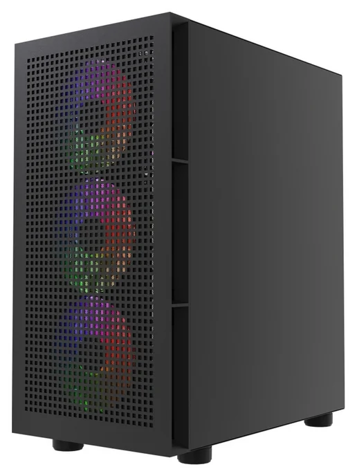 Powercase Компьютерный корпус Mistral Micro EM17, черный (CMMEM17B-A4), черный, фото 2