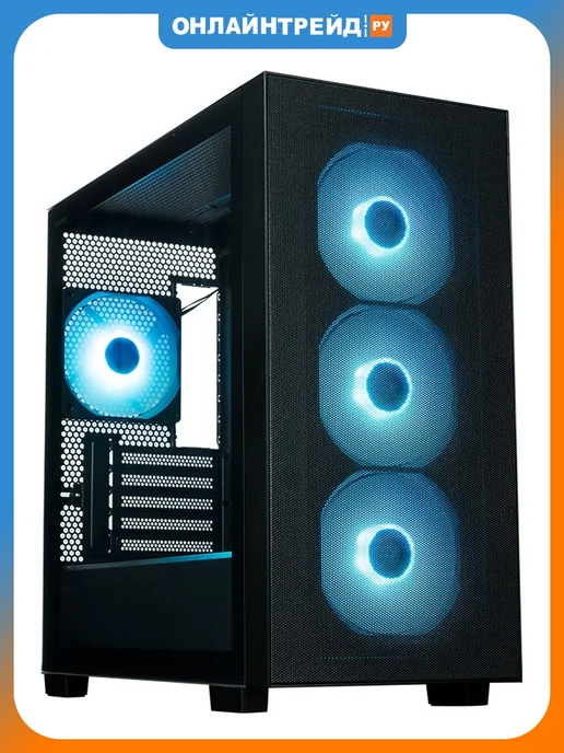 XASTRA Компьютерный корпус A510M 4ARGB-UC, белый, черный