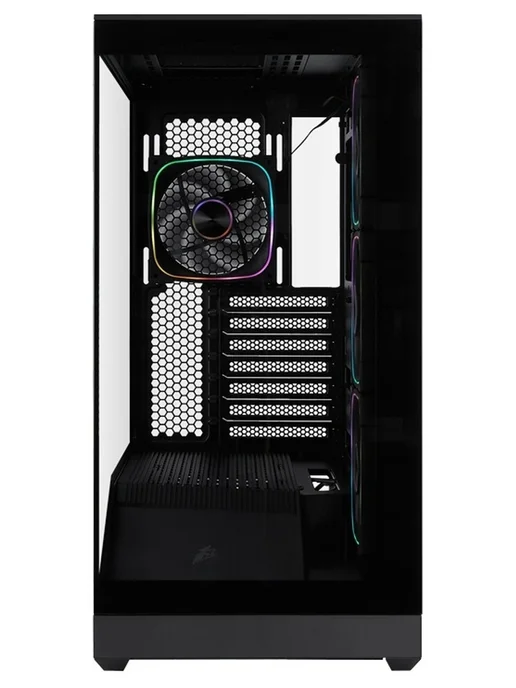 1stPlayer Компьютерный корпус GM7 ARGB, черный (GM7-BK-3FN7R-1FN7), черный, фото 2