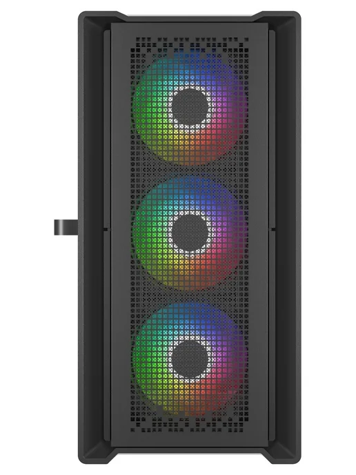 Powercase Компьютерный корпус ByteFlow Micro, черный (CAMBFB-A4), черный, фото 2