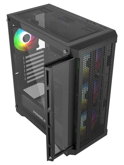 Powercase Компьютерный корпус Ultimate, чёрный (CUB-A4), черный, фото 2