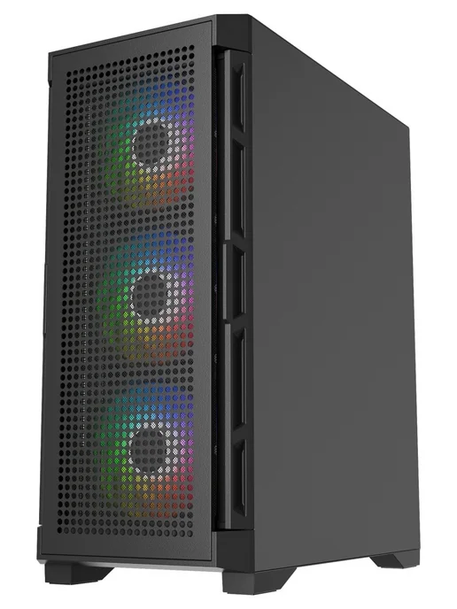 Powercase Компьютерный корпус Ultimate, чёрный (CUB-A4), черный, фото 3