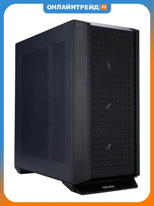1stPlayer Компьютерный корпус PROSTATION 8 MAX, черный (PS8MX-BK-4F), черный