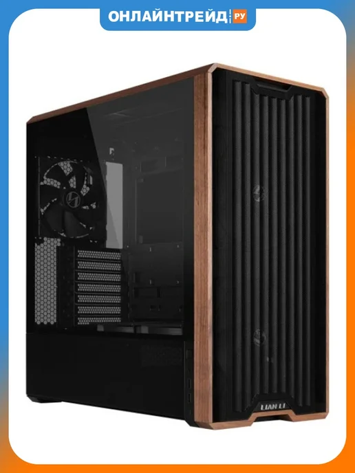 Lian Li Lian Li LANCOOL 217 ATX Mid Tower White / Brown with Tempered Glass Side Panel