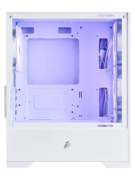 Корпус 1STPLAYER Go2 ARGB, белый (Go2-WH-4F7-W), белый, фото 4