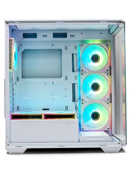 XASTRA Компьютерный корпус Q600 6ARGB-C10-UC, черный, белый, фото 3
