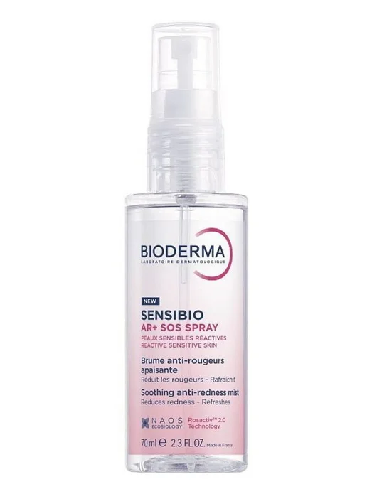 Bioderma Успокаивающий спрей против покраснений Sensibio AR+ SOS, 70 мл