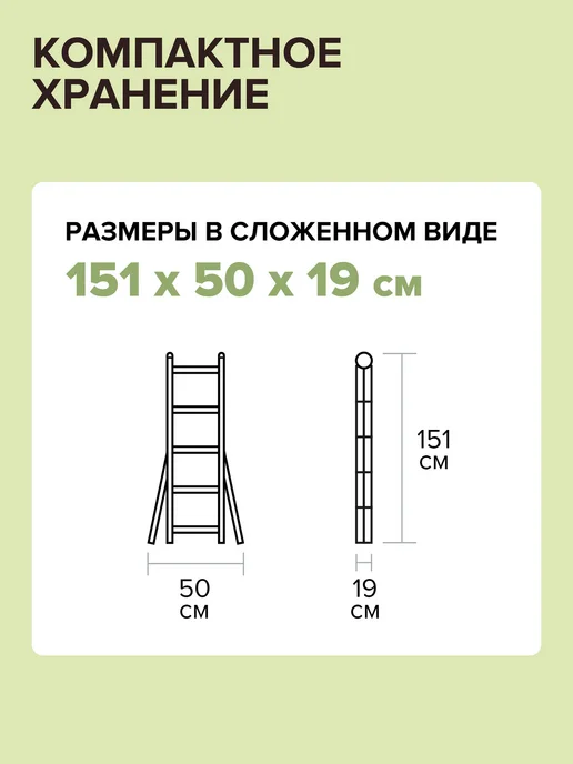 МалУдал Лестница шарнирная телескопическая 22 ступени Мал Удал, серый, фото 5
