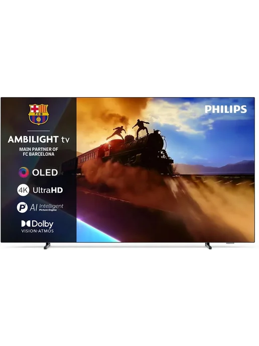 Телевизор 77 Philips 77OLED770, OLED, 4K UHD, Titan OS, Ambilight, черный, фото 4