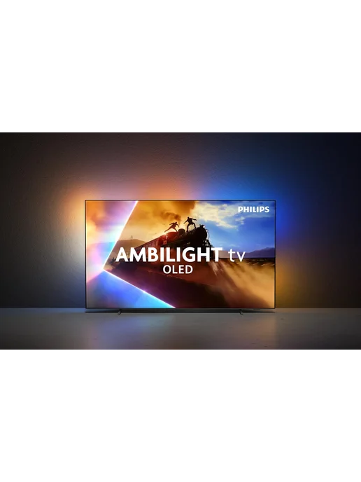 Телевизор 77 Philips 77OLED770, OLED, 4K UHD, Titan OS, Ambilight, черный, фото 8