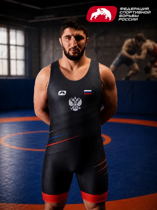 WRESTRUS Трико борцовское для борьбы wrestling, красный