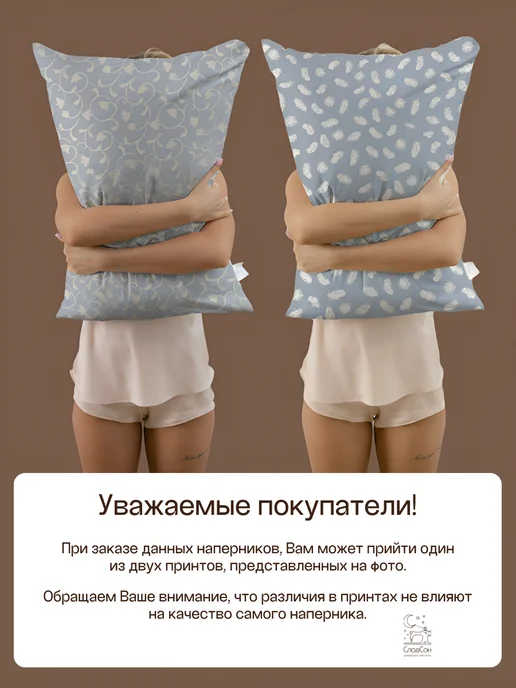 Славсон Наперник 70х70 на молнии пуходержащий на подушку, 50x70, фото 5