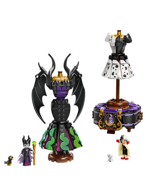 LEGO Disney 43262 Платья Малефисенты и Круэллы Де Виль, черный, фото 2