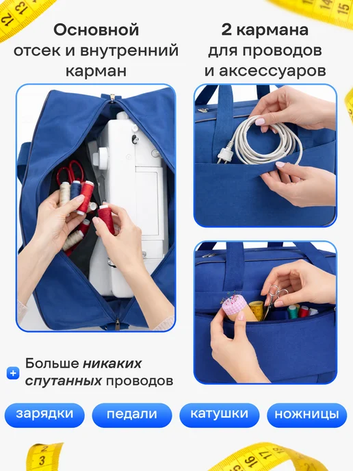 Bag-case Сумка для швейной машинки, синий, фото 4