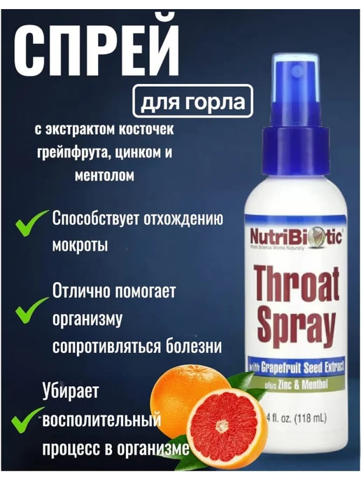 Спрей для горла Throat Spray, вариант