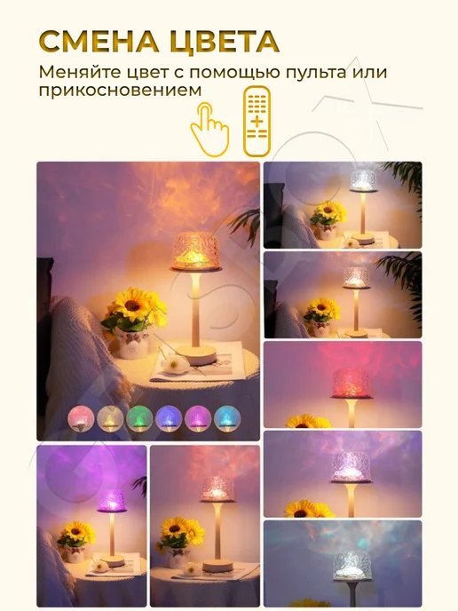 Getsbox Ночник проектор звездного неба Северное сияние детский, вариант, фото 5
