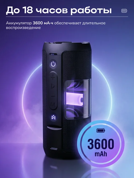 Колонка музыкальная беспроводная bluetooth, вариант, фото 8