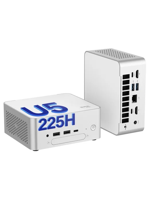 BRENUC Мини-ПК intel Ultra5 225H, 16GB RAM 512GB SSD,mini pc, 32 ГБ, 1024 ГБ, фото 5