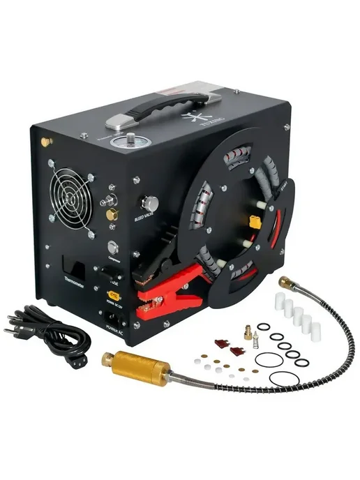 Квинс Компрессор для PCP портативный, 4500PSI 220V, черный, фото 6