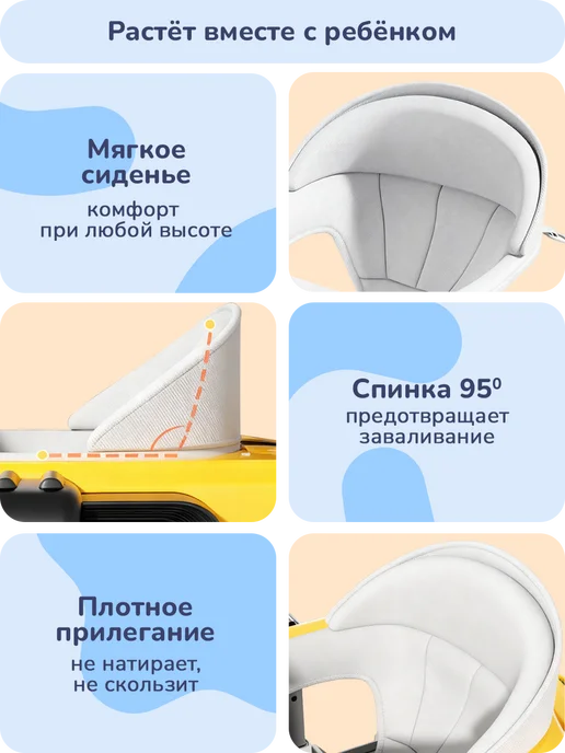 playokay Каталка ходунки музыкальные с игровой панелью, черный, фото 4