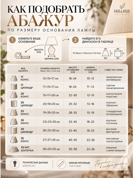 Hill & Mill Абажур для лампы "Monkeys & Peaches", цилиндр 25 см, зеленый, фото 4