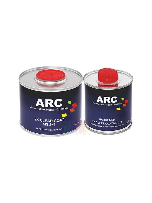 ARC MS 2+1 NEW Прозрачный акриловый лак 0,4 + 0,2 л, 0,2 л, фото 2