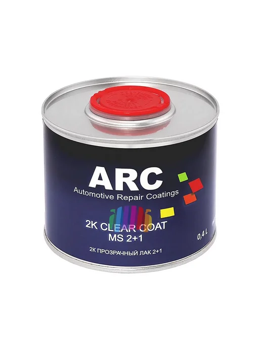 ARC MS 2+1 NEW Прозрачный акриловый лак 0,4 + 0,2 л, 0,2 л, фото 3