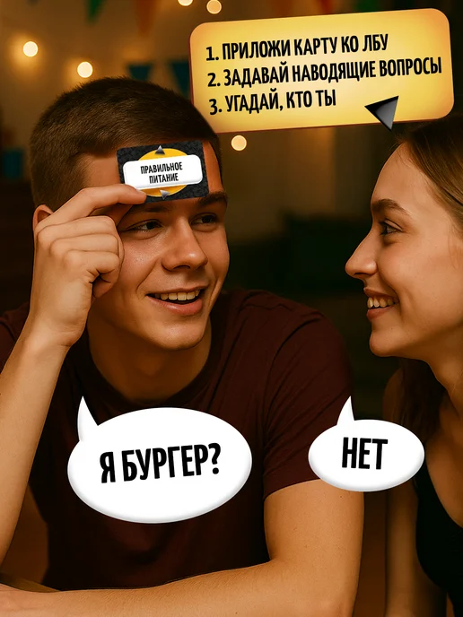 ЛАС ИГРАС Игра на угадывание слов для компании Кто я?, вариант, фото 3