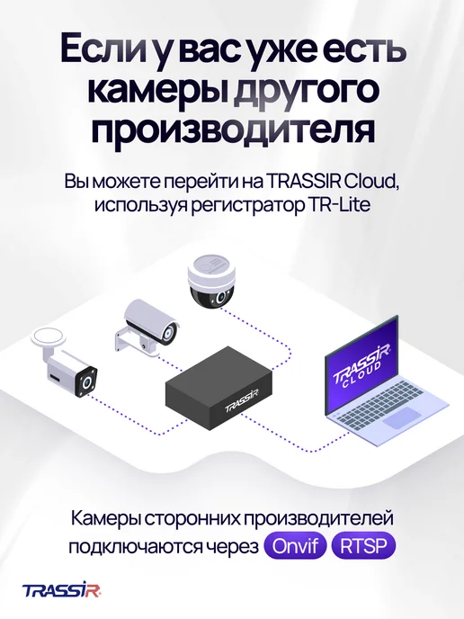 TRASSIR IP видеорегистратор TR-Lite 1110, черный, фото 3