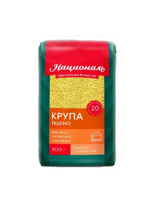 Националь Пшено шлифованное, 900г, 6 шт, 900 г, 6 шт, фото 2