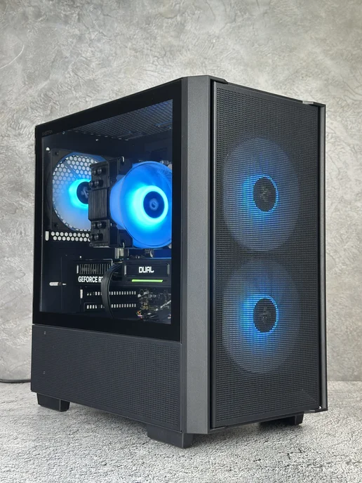 ROO24 Игровой компьютер Ryzen 5 5600 RTX3050, черный, фото 2