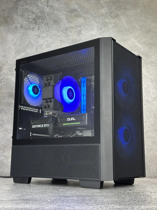 ROO24 Игровой компьютер Ryzen 5 5600 RTX3050, черный, фото 5