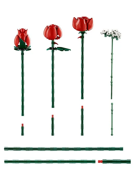 LEGO Botanicals 10328 Букет роз, вариант, фото 5