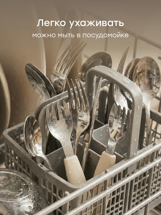 Happy Baby Детские столовые приборы ложка для прикорма, вариант, фото 5