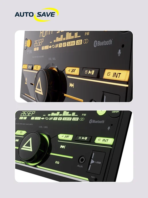 AurA Sound Equipment Aura Storm-846 DSP магнитола автомобильная 2DIN, вариант, фото 8