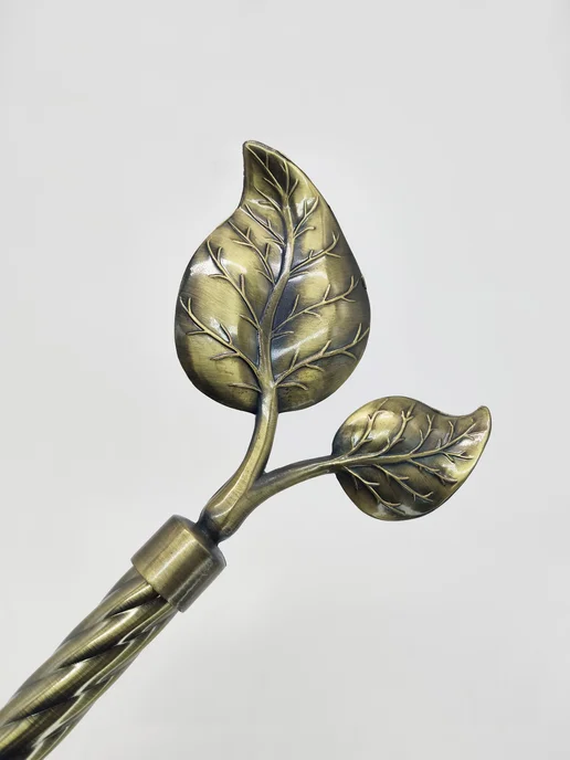 LIKDECOR (2 шт.) 19 мм Наконечник для карниза "Лист", 2 шт