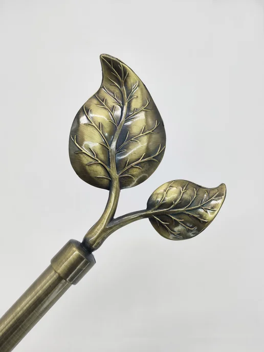 LIKDECOR (2 шт.) 19 мм Наконечник для карниза "Лист", 2 шт, фото 6