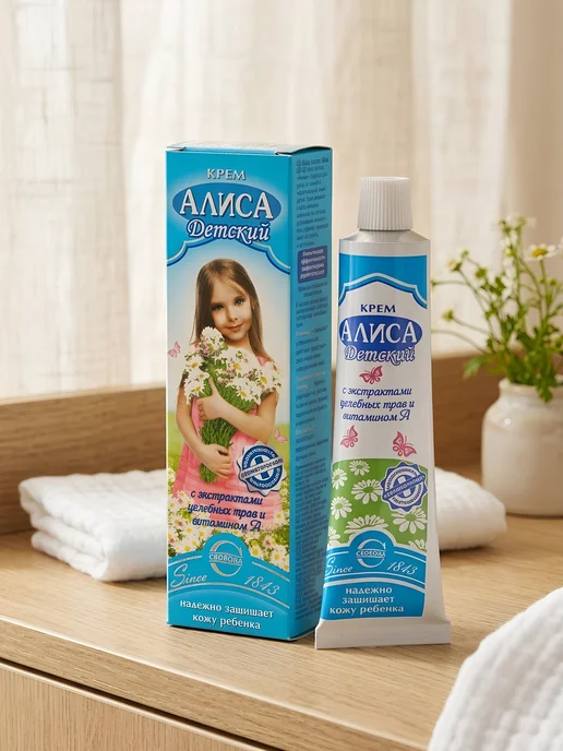 СВОБОДА Детский крем для тела Алиса в тубе 40 г, 40 г