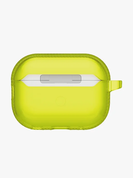 UNIQ Чехол на Airpods Pro 3, силиконовый, Glase PRO с замком, желтый, фото 4