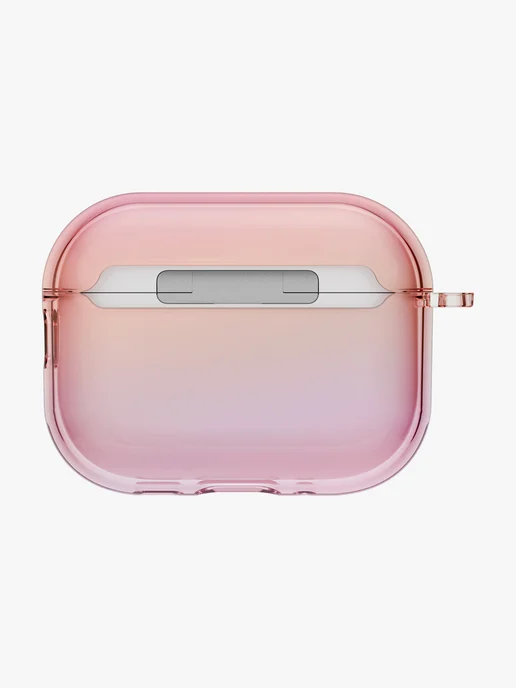 UNIQ Чехол на Airpods Pro 3, Iridescia переливающийся, розовый, фото 3