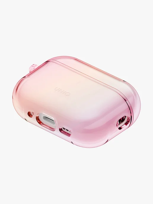UNIQ Чехол на Airpods Pro 3, Iridescia переливающийся, розовый, фото 5
